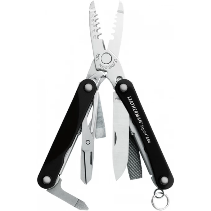 Мультитул LEATHERMAN SQUIRT ES4 BLACK в подарочной упаковке 831243 Мультитул LEATHERMAN SQUIRT ES4 BLACK в подарочной упаковке 831243